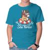 Unisex Crew Neck T-Shirt Literal Sea Horse Graphic Short Sleeve Casual Tee