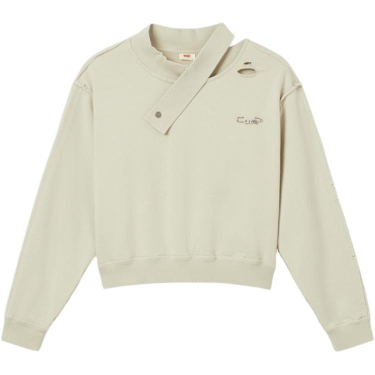 Levis Simple Comfortable Knitted Casual Long Sleeve Sweatshirt Women Sweatshirt 002YW-0001