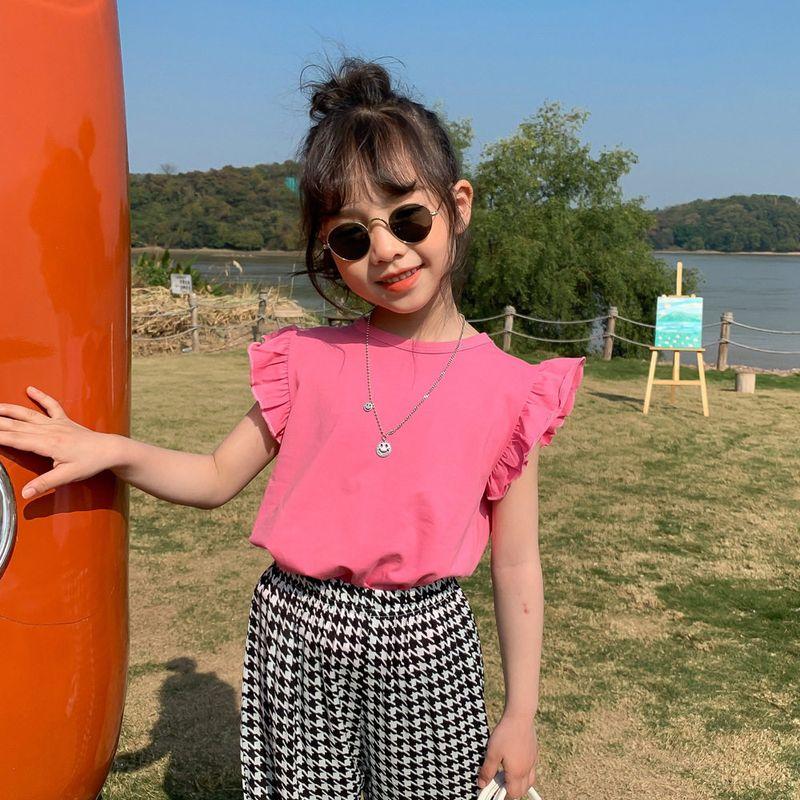 Summer T-shirt Children Stylish Baby Girl Top Short Sleeve