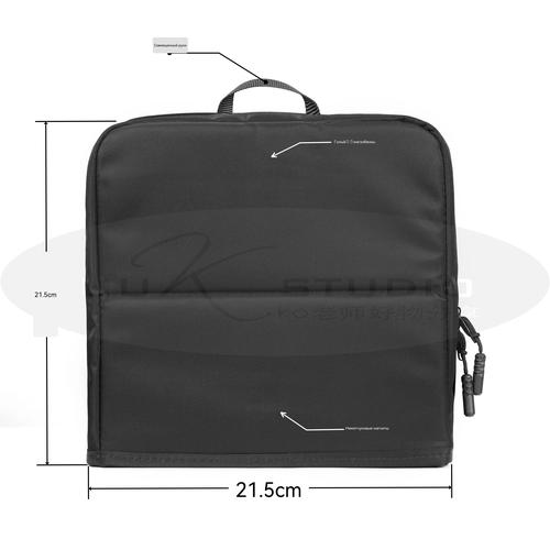 Foldable Standing Makeup Brush Organizer Large Capacity Portable Handle Multifunctional Travel Cosmetic Storage Square