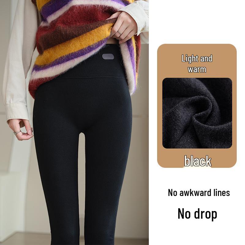 2026 Dames Zachte Lamswol Winddichte Katoenen Broek - Herfst/Winter Basislaag, Huidvriendelijk, Verdikt en Niet-Omvangrijk.
