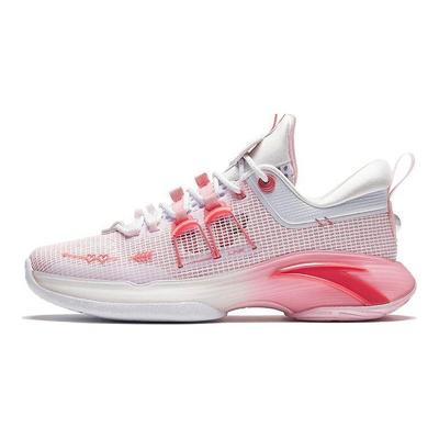 Zup1 Non-Slip Wear-Resistant Lightweight Low-Top Basketball Shoes Men Sneakers Pink White 112311105-8