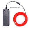 LED Glow Cable Luminous Car Decoration 300cm Halloween Neon EL Wire DIY Clothing for Christmas