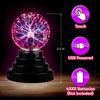 3 Inch Magic Plasma Ball Lamp Touch Sensitive Atmosphere Night Light Novelty Lamp Kids Birthday Christmas Gift