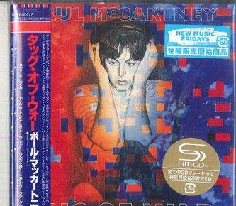 CD PAUL MCCARTNEY - Tug Of War (Limited Edition)(SHM-CD UICY80477 UNIVERSAL MUSIC 2025 Japan Rock