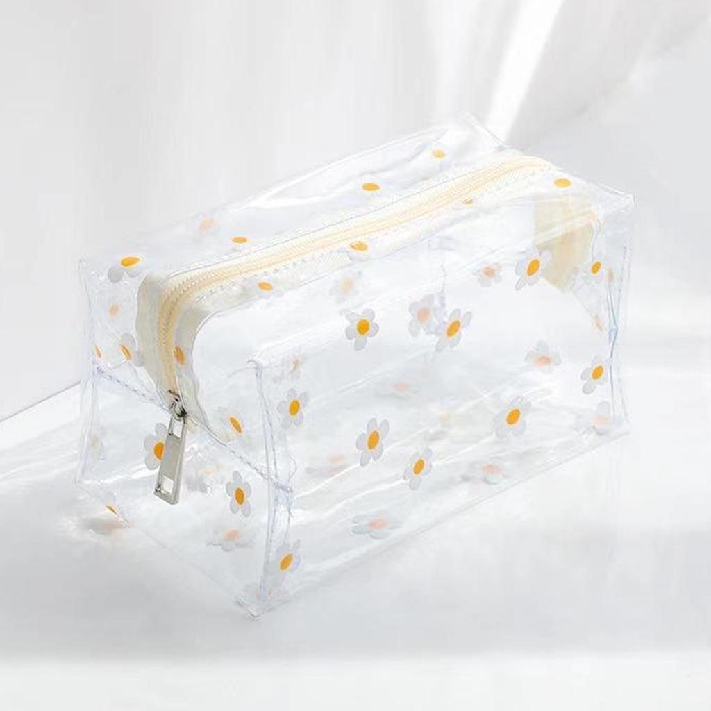 PVC Transparent Makeup Bag Waterproof Travel Toiletry Organizer Pouch