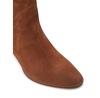 Suede Ankle Boots Tommy Hilfiger On a Medium Cowboy Heel FW0FW08435 Brown