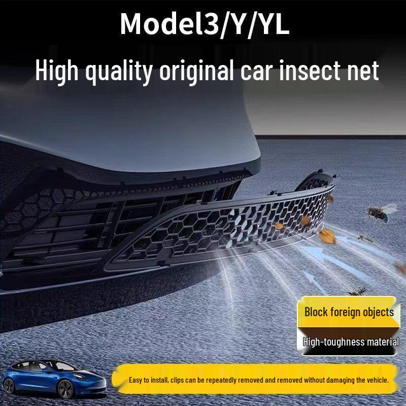 Insect Screen for Tesla Model Y, 3, YL Front Grille Air Intake (2025 Models)