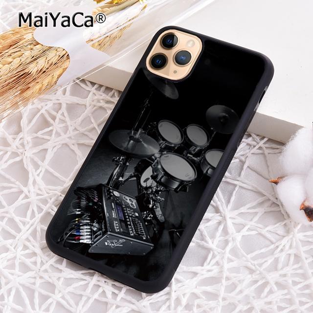 

Musical Instrument Drum Phone Case For iPhone 17 Air 16 pro max 15 14 plus 12 13 plus Shell Cover coque iPhone 12or12pro