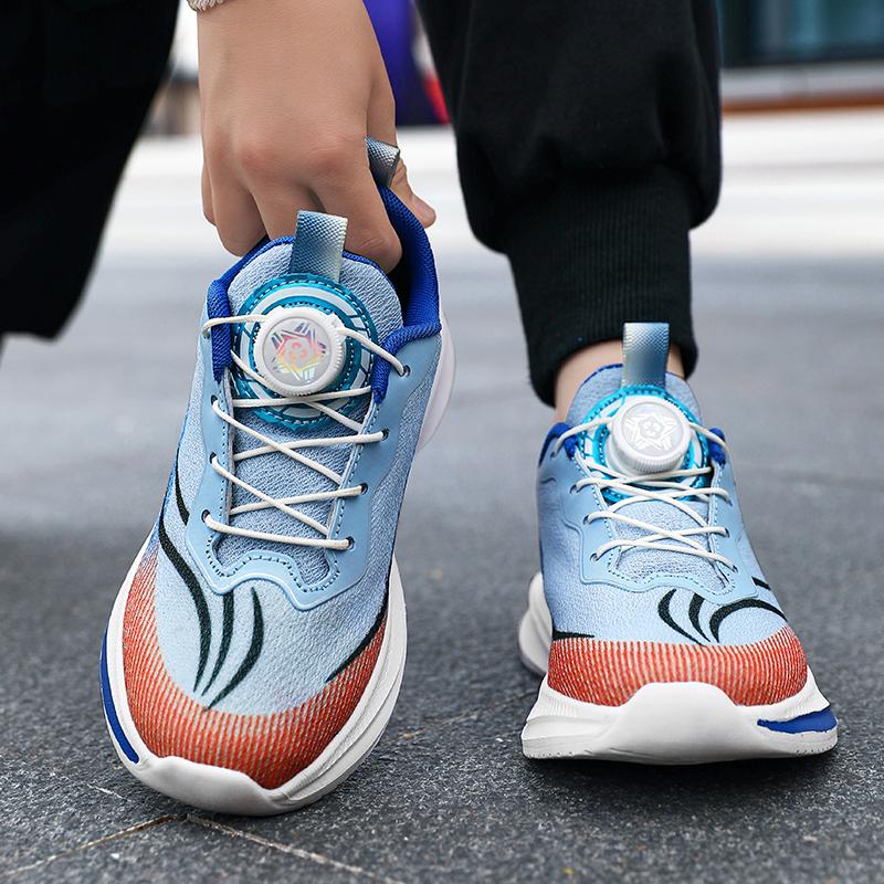 New Teen Fashion Sport Running Casual Kids Platform Velcro Children Boy Girls Shoes