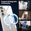 Skyddsfodral - Booling - för Samsung Galaxy S24 FE - Genomskinligt - Stöttåligt - Magnetisk Cirkel