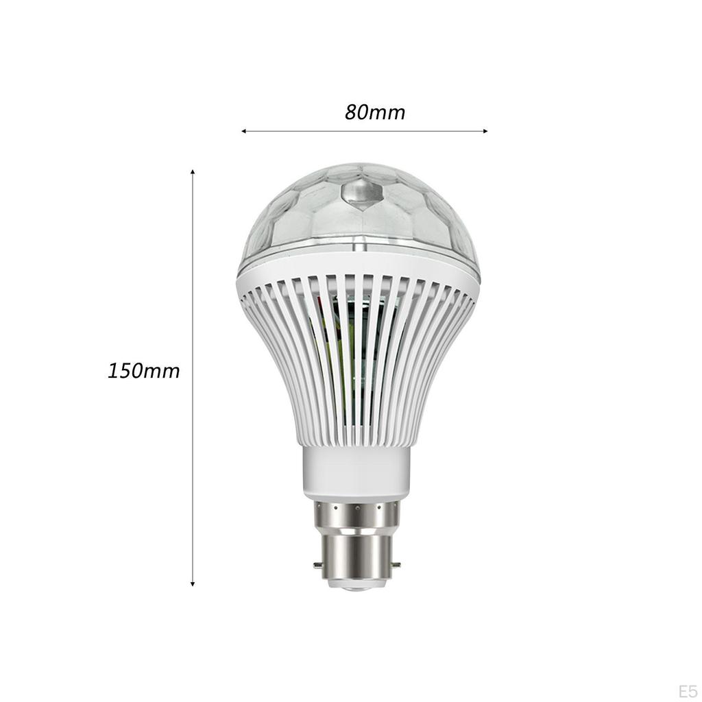 Ambience Bulb RGB Rotating Stage Light Multipurpose Lamp for Holiday Bar Party