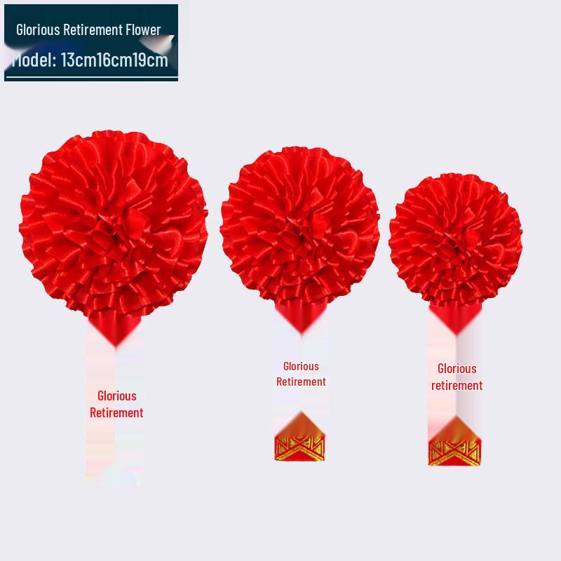 

Military Service Commemorative Red Flowers & Ribbons