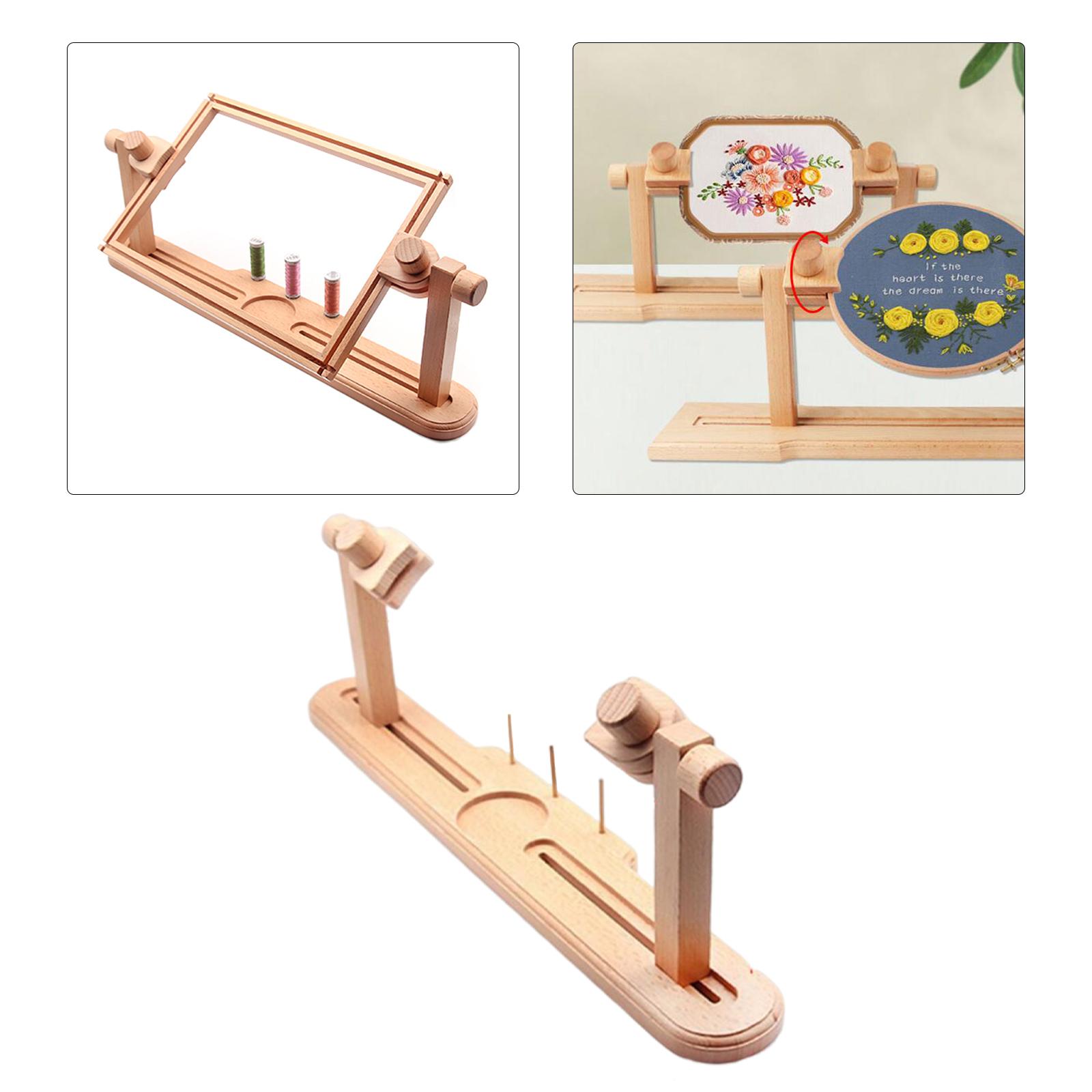 

Embroidery Hoop Stand Needlepoint Cross Stitch Lap Stand Desktop