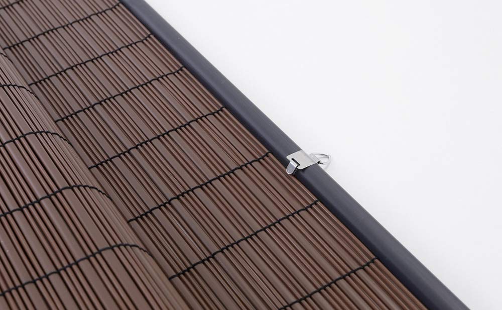 Ooshimaya Reed Made in Privacy 88 x 180 cm Blind, PP, Japan, Sunshade, Screen, Brown, Approx.