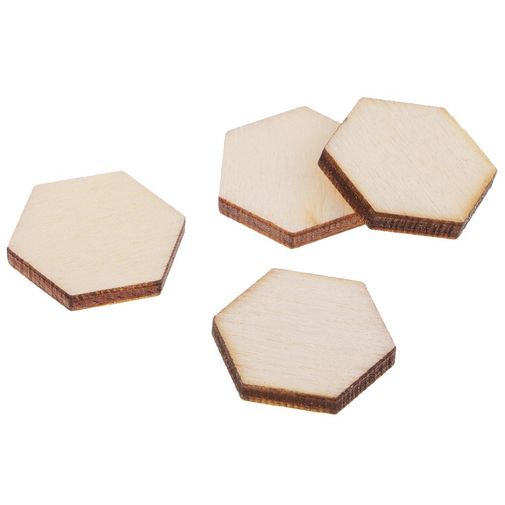 Eco-Friendly Hand-Painted Wooden Decorative Pieces, Large and Small Mixed