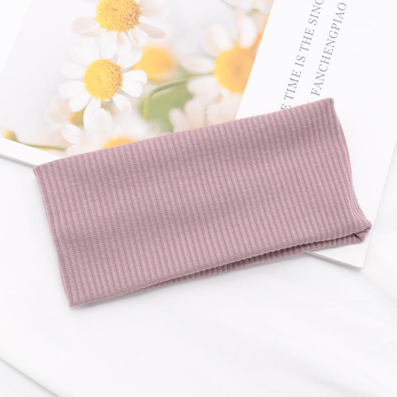 Women Solid Hairband Wide Hair Bands Elastic Headband Makeup Hair Hoop Yoga Vintag Headwrap Hairstyles Fashion Hair Accessories