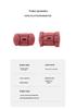 Geely Galaxy E5 Lumbar & Neck Support Headrest Cushion - Orange