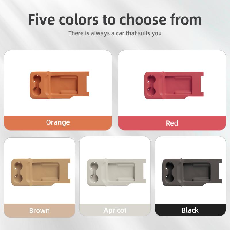 For AITO M8 5Seat 2025 2026 Second Row Seats Storage Center Armrest Hidden Box Silicone Protective Mats Cup Holder Organizer