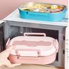 4/5 Grids Portable 304 Stainless Steel Lunch Container For Kids Students Large Capacity Lunch Box With Cutlery& Bowl Heatable N