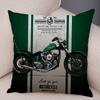 Colorful Motorcycle Cushion Cover Decor Vintage Style Bike Race  Pillowcase Soft Plush Pillow Case for Sofa Home Car 45x45cm