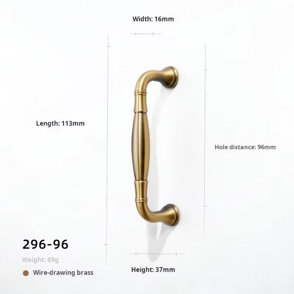 Zinc Alloy Cabinet Door Handles Antique Bronze Wardrobe Door Handles Furniture Hardware