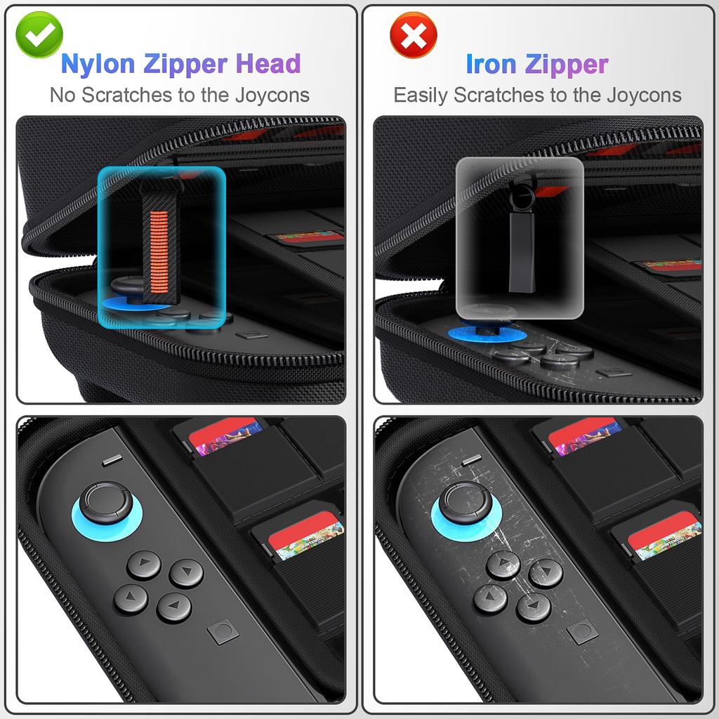 Release in Switch 2 Compatible Switch Protective Storage Nylon Full Large Holds 24 Game Travel Carrying Small Item Convenient to Carrying Case for
