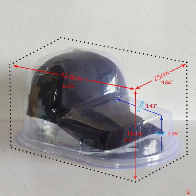 Transparent Cap Storage Box Double-layer Cap Holder for Baseball Cap Peaked Cap