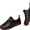 2024 Summer Women's Soft Leather Hand-Stitched Casual Shoes – Comfortable Non-Tiring Fit