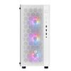 Silver Stone [FARA Series] The ultimate PC case for showcasing your skills: SST-FAR1W-PRO with ARGB fans [Authorized Japanese Distributor] White