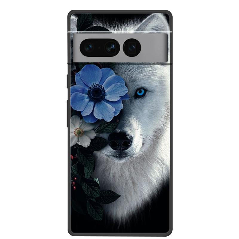 For Google Pixel 7 Pro Case Soft Black Silicone Bumper Butterfly Phone Cover for Googe Pixel7 7Pro Pixel7Pro Cases Fundas Coque