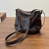 Johnature Simple Genuine Leather Women's Shoulder Bags Nature Soft Cowhide Solid Color Versatile Crossbody Bags