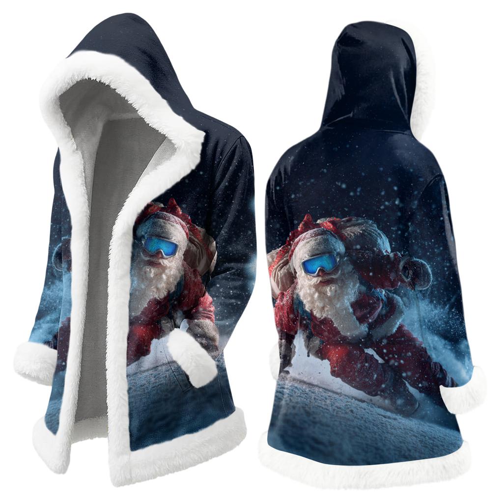 Pánská ležérní bunda s vánočním potiskem