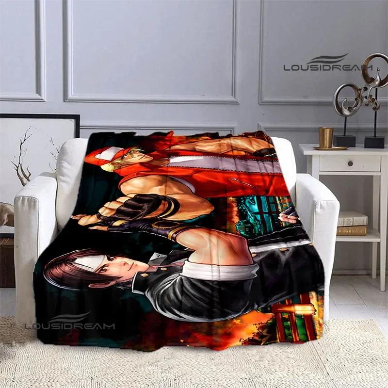 3D KOF game Cartoon blanket Warm Flannel blankets Soft and comfortable blanket Home Travel Blankets bed linings Birthday Gift