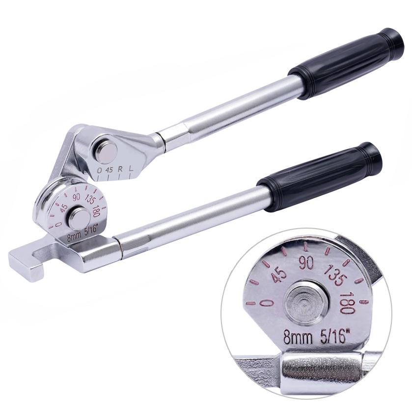 

Manual Pipe Bender 8/10mm Air Conditioning Copper Aluminium Pipes Tube Bender Pipe 0-180 Degree Bender
