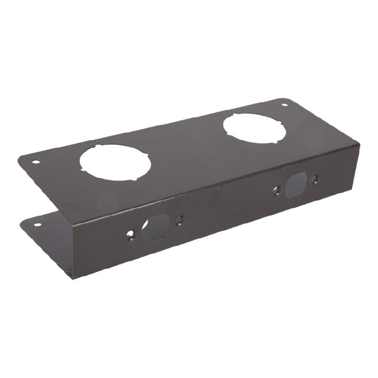 Stainless Steel Double Hole Security Plate For Reinforcing Entry Door Against Wear And Intrusion