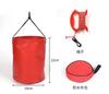 Mini Portable Foldable Bucket For Children'S Painting Washing Pen Circular Washing Pen Bucket Outdoor Fishing Fishing
