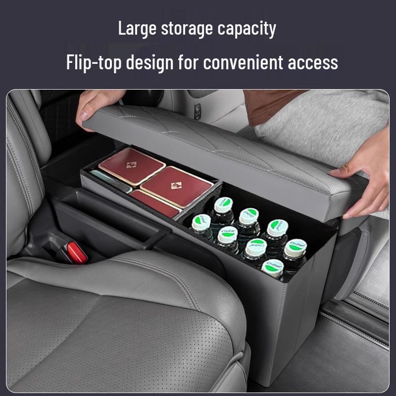 Toyota Sienna Middle Row Foldable Seat Organizer & Storage Box