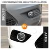 For Ford Focus 2 Mk2 Sedan Hatchback 2005 - 2011 Fog Lights Lamp Sticker 2Pcs Fog Lamp Decoration Cover Interior Accessories