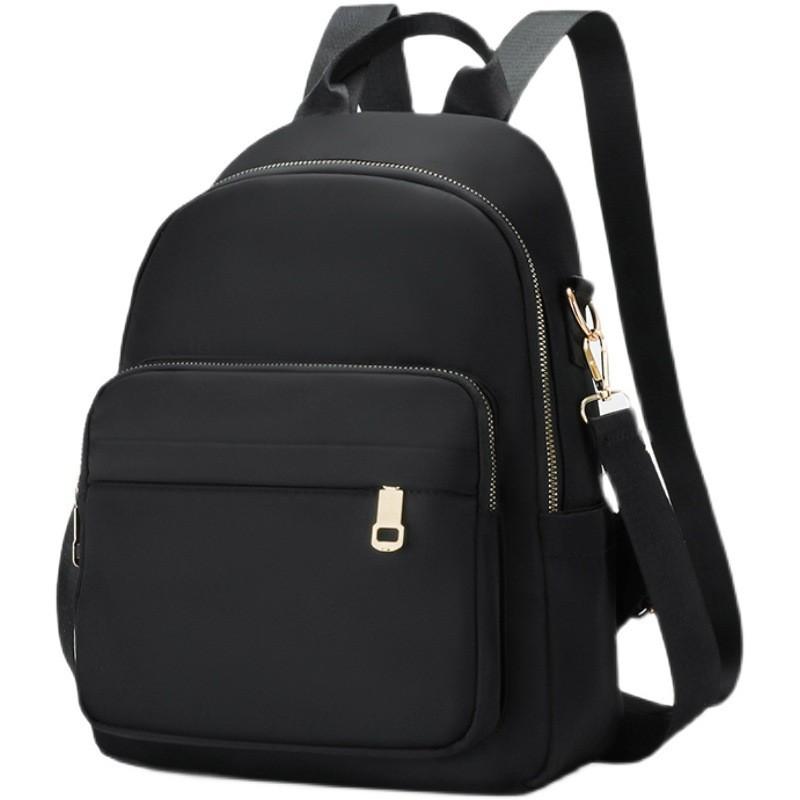 

Oxford Cloth Casual Travel Backpack For Women With Large Capacity And Zipper Closure