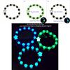 Halloween Ghost Lightup Glass Beaded Bracelet For Festival Celebrations