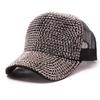 Colorful Diamond-studded Summer Baseball Cap Travel Sun Hat Peaked Cap Hip Hop Hat Mesh Sun Hat
