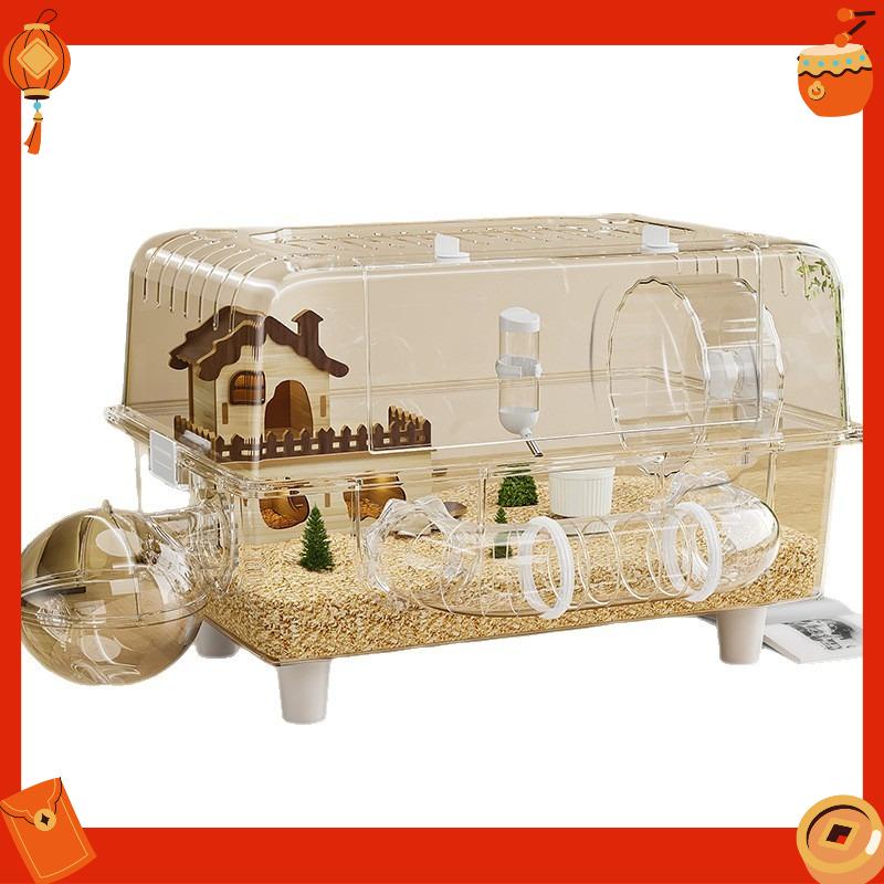 Hamster cage 60cm oversized villa luxury special big house breeding cage anti-gnawing