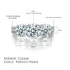 Rings Stylish Jewelry For Women Sleek Minimalist Style Cubic Zirconia Nuptial Bridal Finger Ring Light Gold Color Color Modish Kbr103Simple Rings