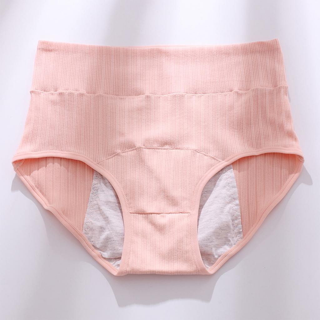 Women's Pocket High Waist Breathable Physiological Plus Size Underwear Menstrual Hygiene Pants