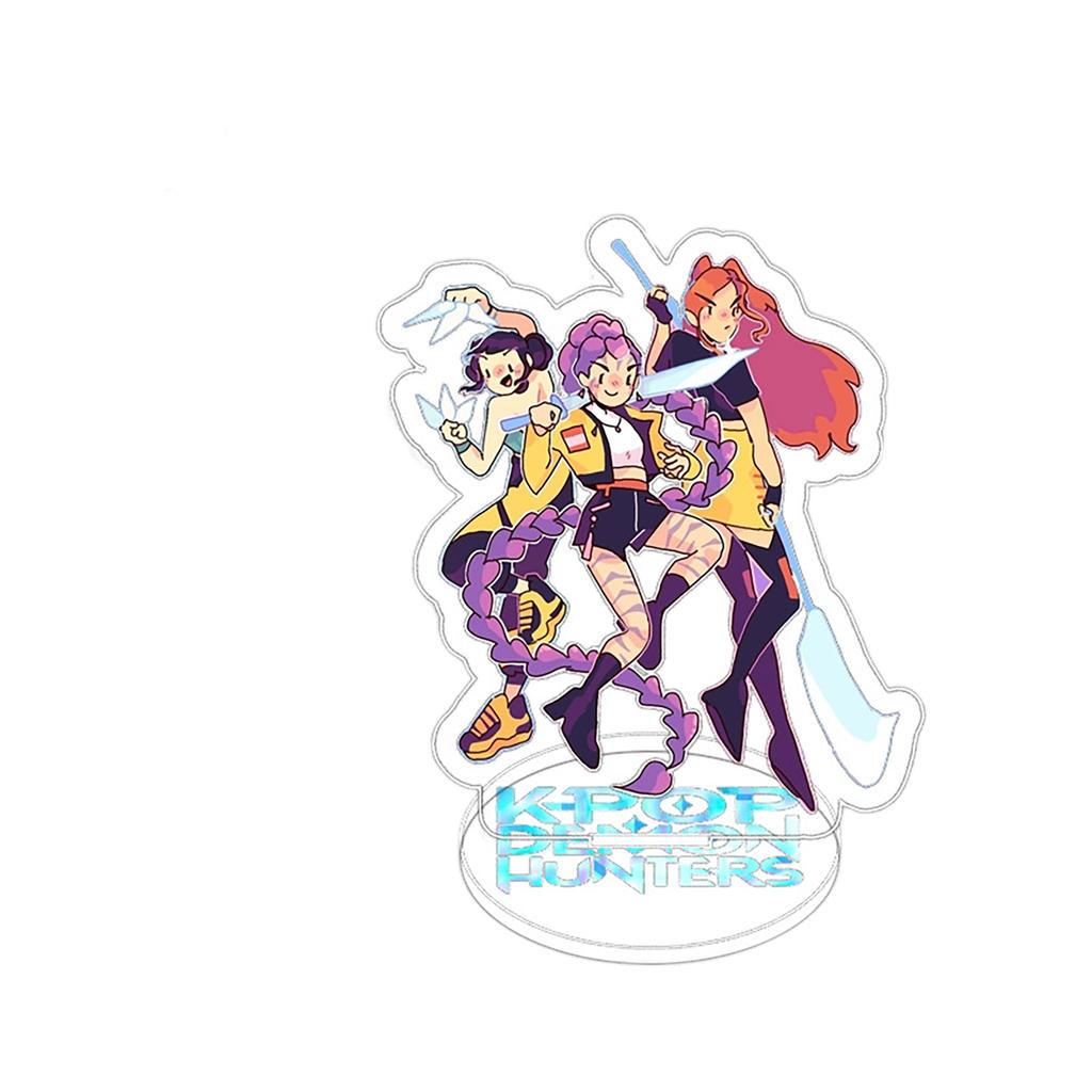 Blue Cat Transparent Double-Sided Acrylic Desktop Ornament