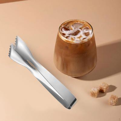Ice Cube Tong Barbecue Tongs Comfortable Grip Easy To Clean Kitchen Mini Sugar for Candy