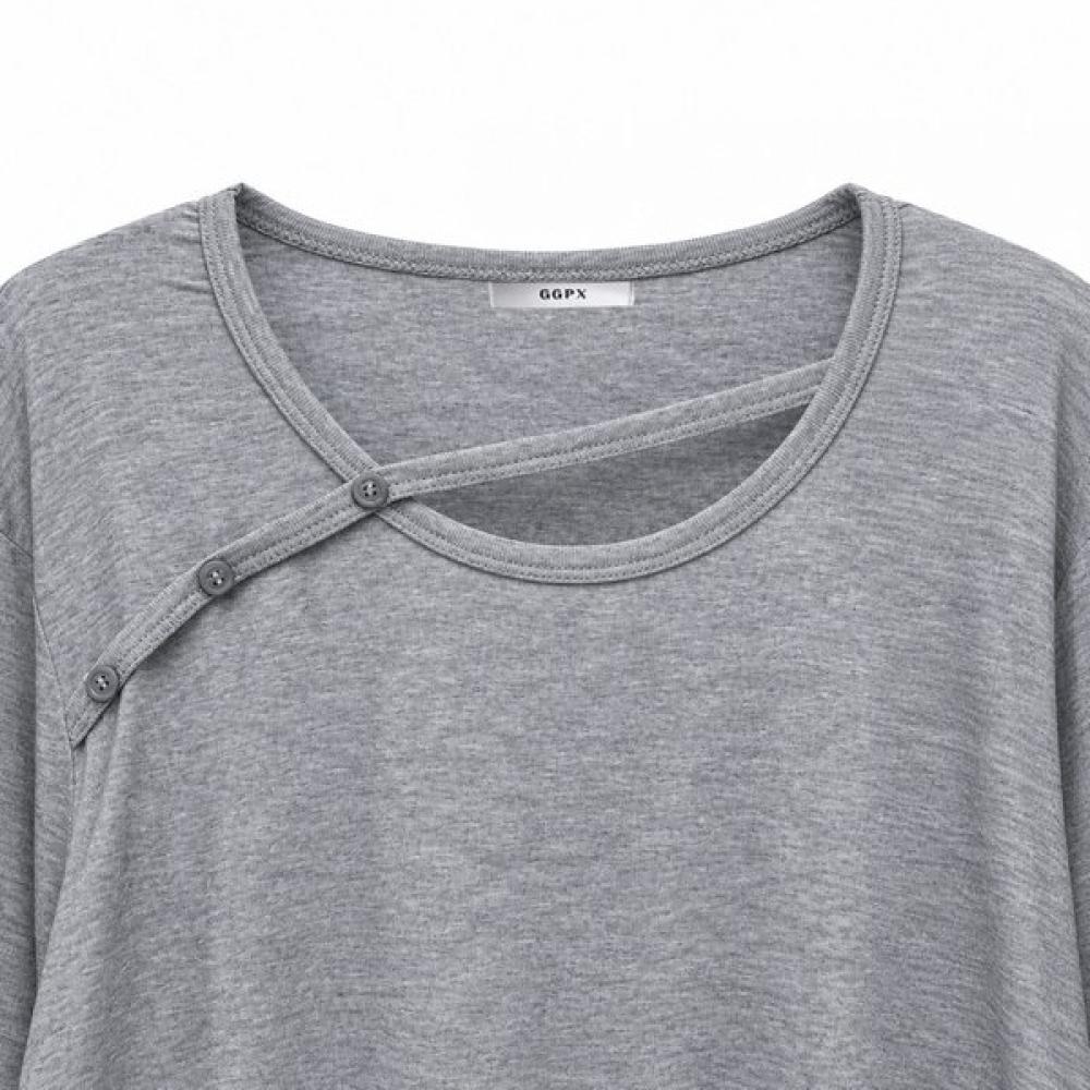 GGPX New York STrap U Neck Shirring T shirT gq9Ts016f
