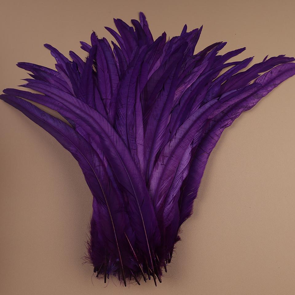 Rooster Feathers 35-40cm 40-45cm Handicraft Crafts DIY Natural Feather Handwork Party Plume Carnival Decoration