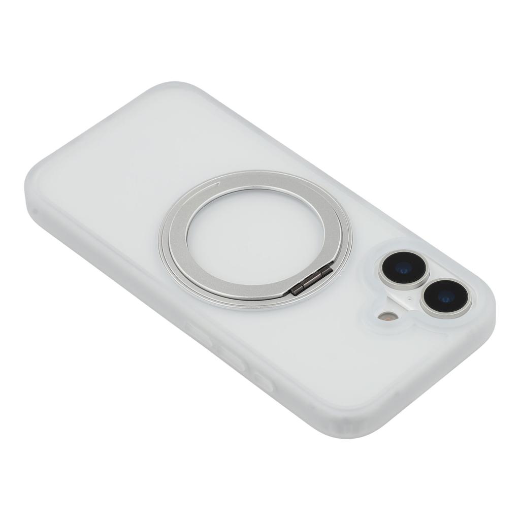 Etui na iPhone'a 17 z uchwytem pierścieniowym i podstawką, Pokrowiec na telefon PC+TPU